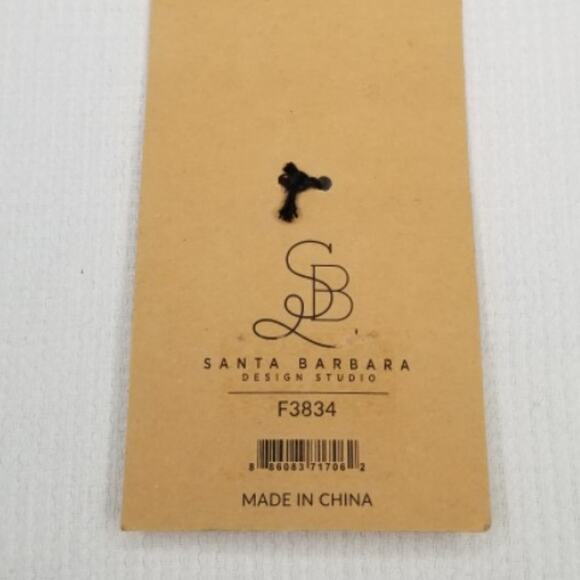 Santa Barbara Leather Pet Tag Talk to the Tail Dog Cat - Picture 3 of 3